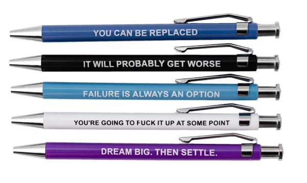 Dream Big & Dare to Fail Pen Funny Pens Motivational Writing Tools Office  Supplies Coworker Gifts Stocking Stuffer 