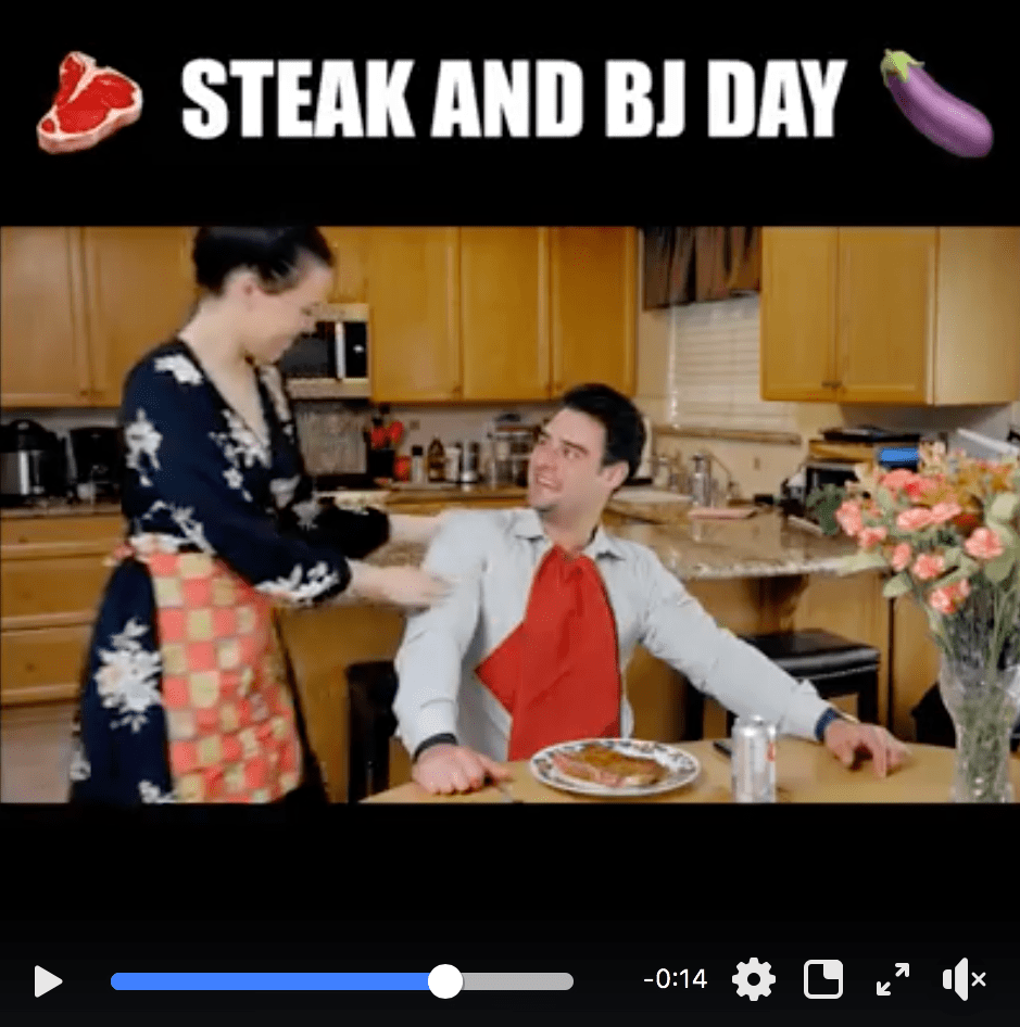 Steak and BlowJob Day Video! - Dicks By Mail - Anonymously mail a bag of dicks
