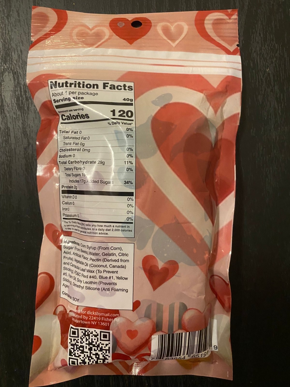 Bag of Gummy D&#39;s - I Thought You Could Use Some D - Dicks By Mail - Anonymously mail a bag of dicks