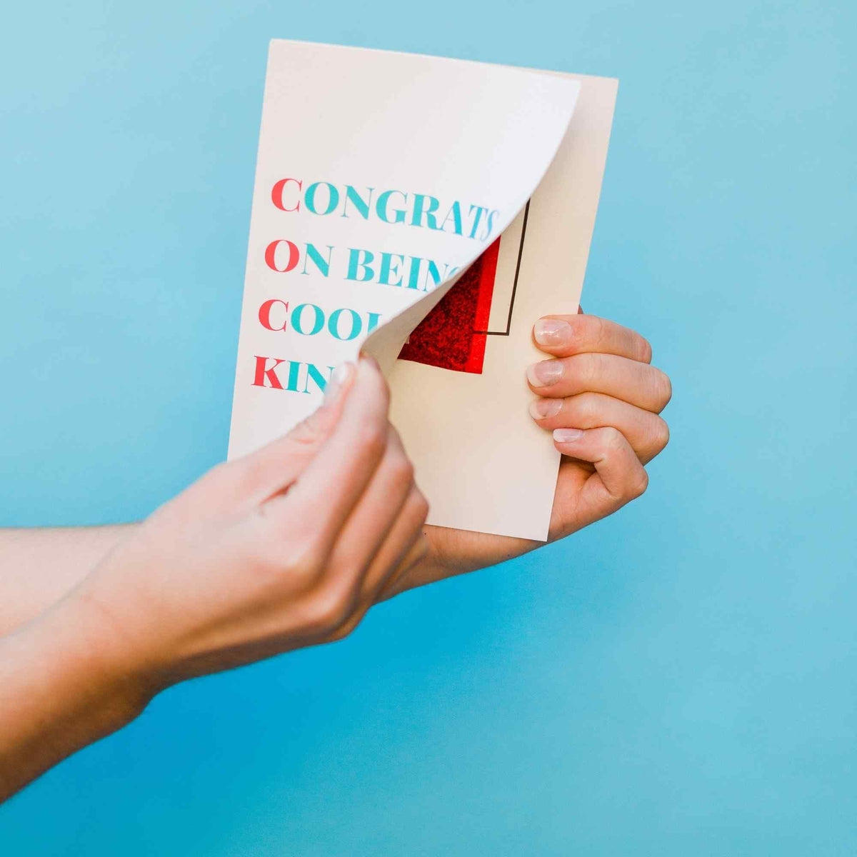 Congrats, You’re Awesome! Glitter Bomb Card