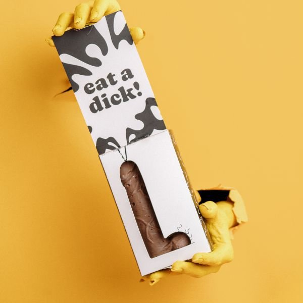 Eat a Dick - Chocolate Dick in Nuts About You - Dicks By Mail - Anonymously mail a bag of dicks
