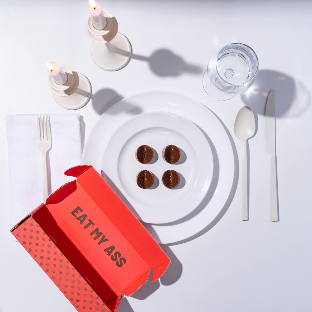 Eat My Cheeky Chocolate Treats - Dicks By Mail - Anonymously mail a bag of dicks