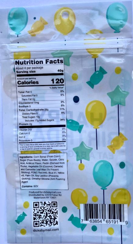 Happy Birthday Bag of Dicks - Dicks By Mail - Anonymously mail a bag of dicks