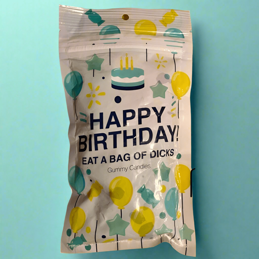 Happy Birthday Bag of Dicks - Dicks By Mail - Anonymously mail a bag of dicks