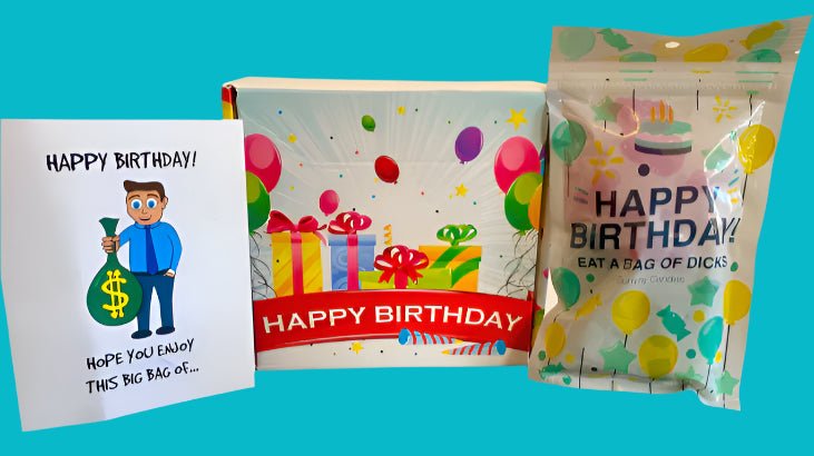 Happy Birthday Pack - Dicks By Mail - Anonymously mail a bag of dicks