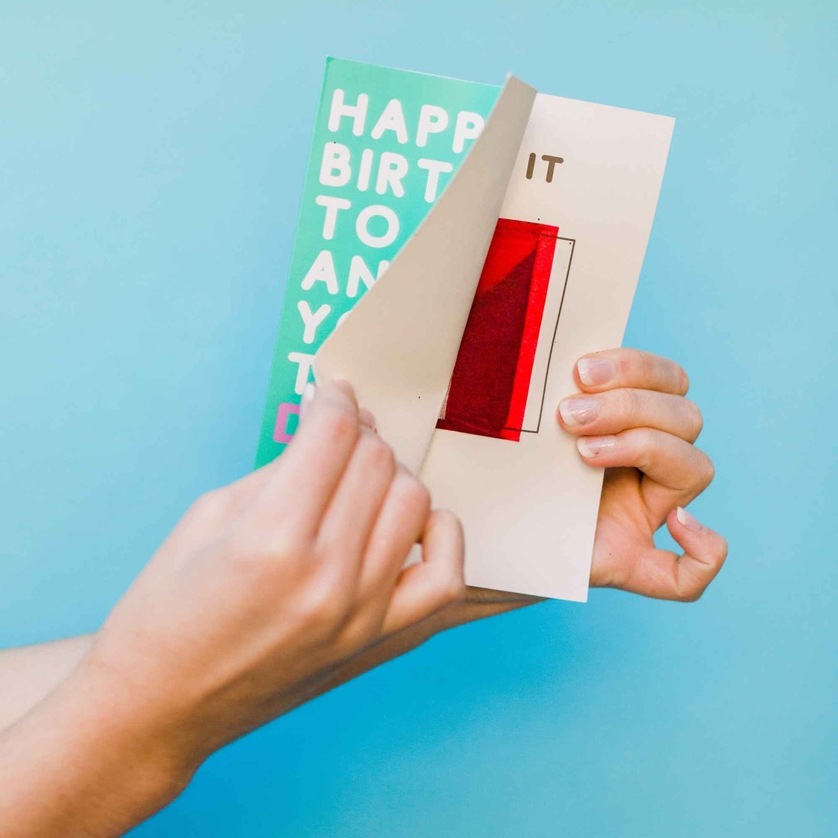 Big Birthday, Tiny Dick Glitter Bomb Card