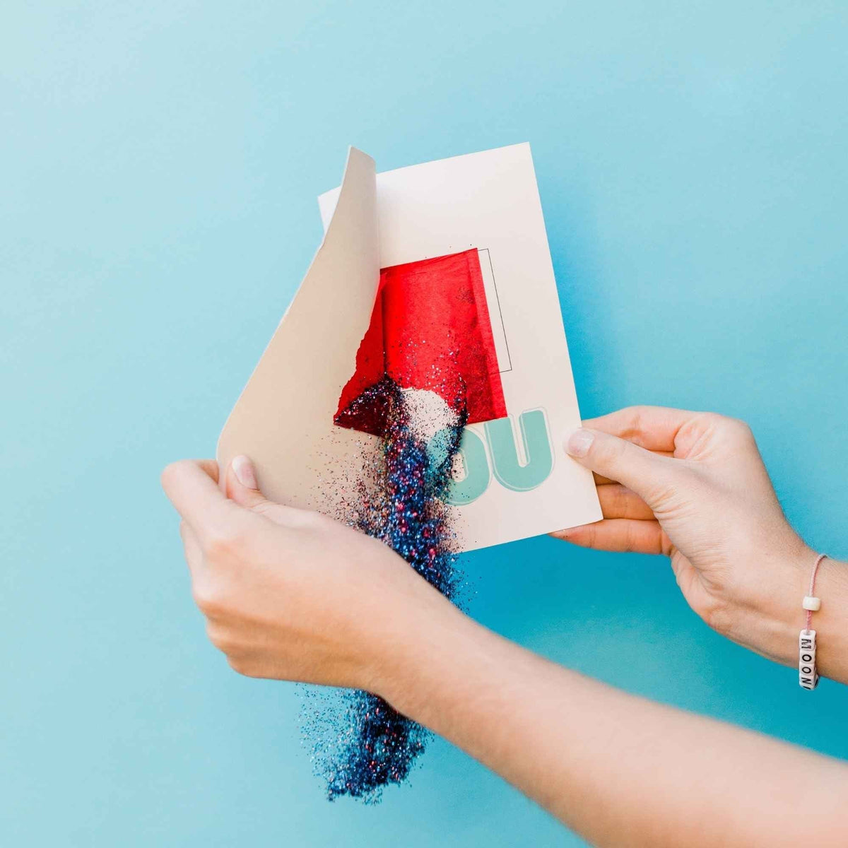 Surprise, F*ck You! Glitter Bomb Card