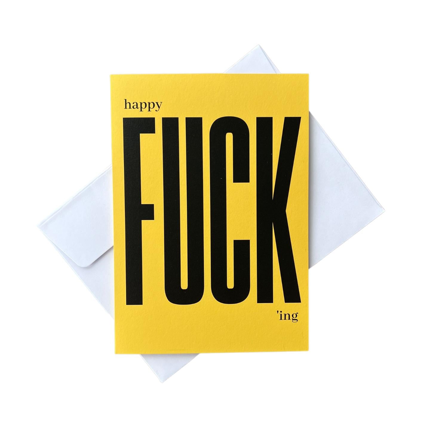 Happy F'in Surprise Glitter Card - Dicks By Mail - Anonymously mail a bag of dicks