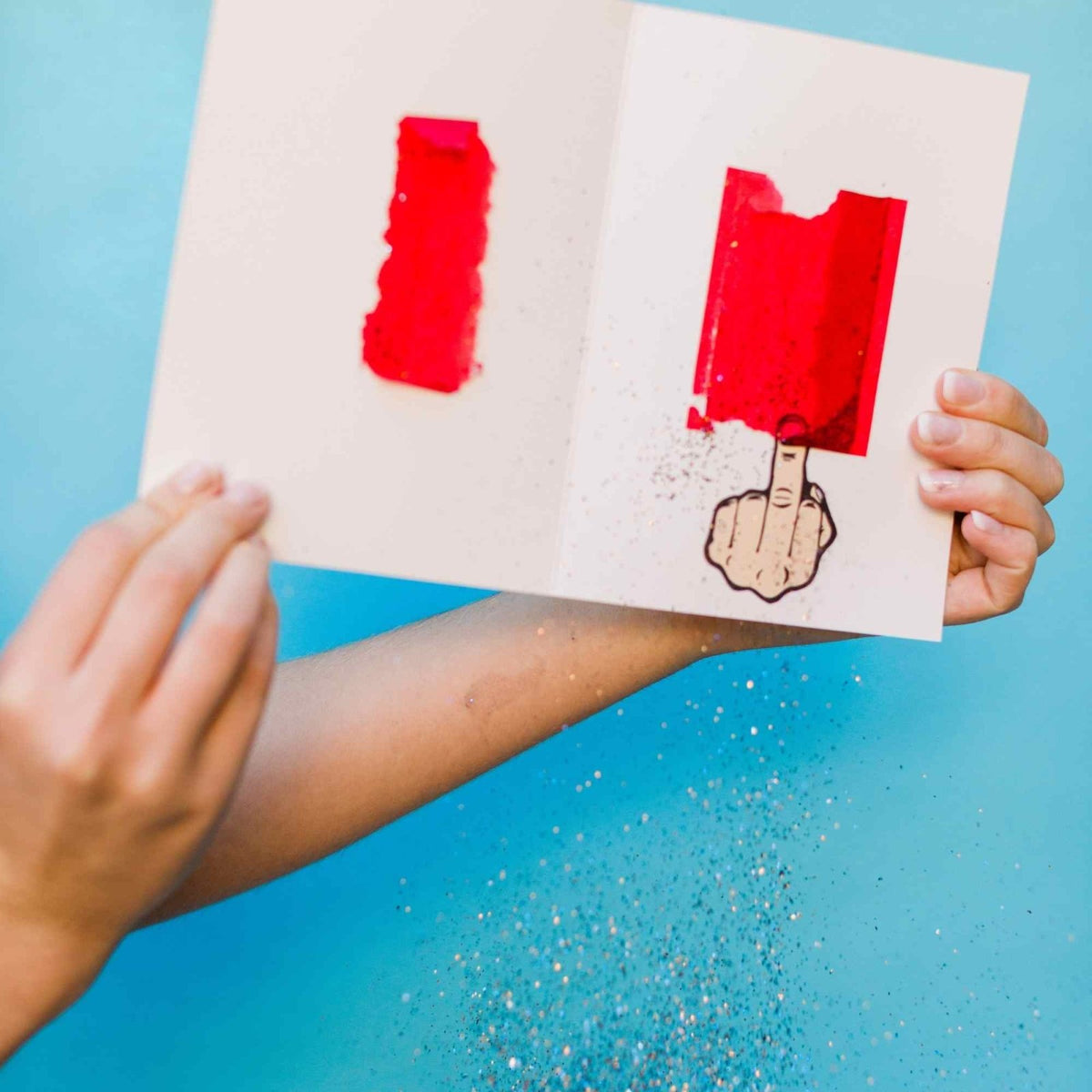 Just Because - Glitter Bomb Card - Dicks By Mail - Anonymously mail a bag of dicks