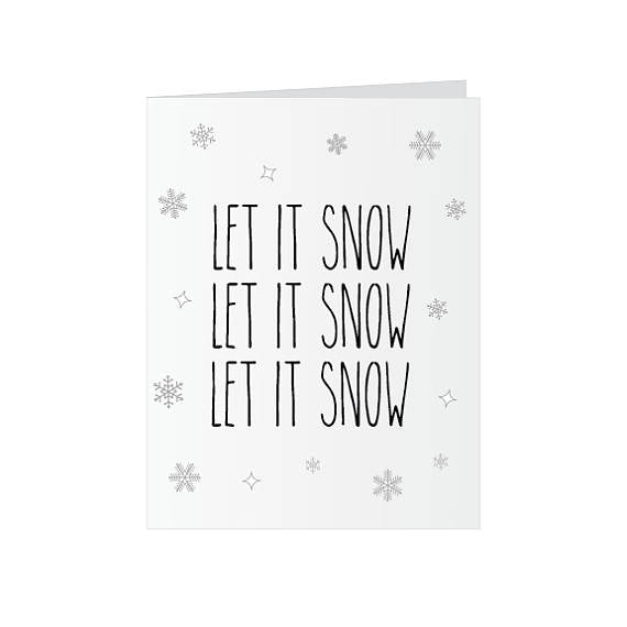 Let it Snow - Glitter Bomb Card - Dicks By Mail - Anonymously mail a bag of dicks