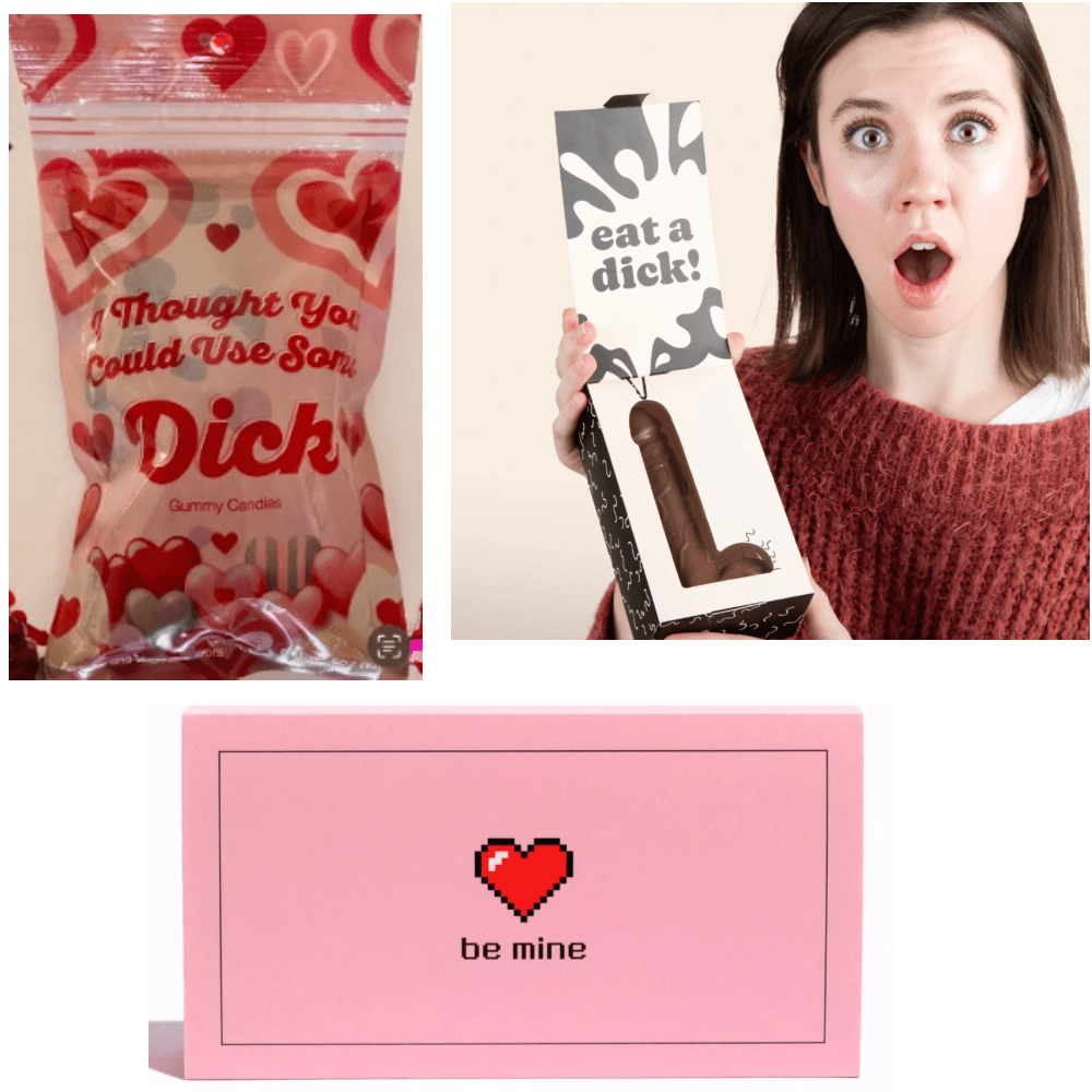 Show your Love Chocolate and Gummy Dicks - Dicks By Mail - Anonymously mail a bag of dicks
