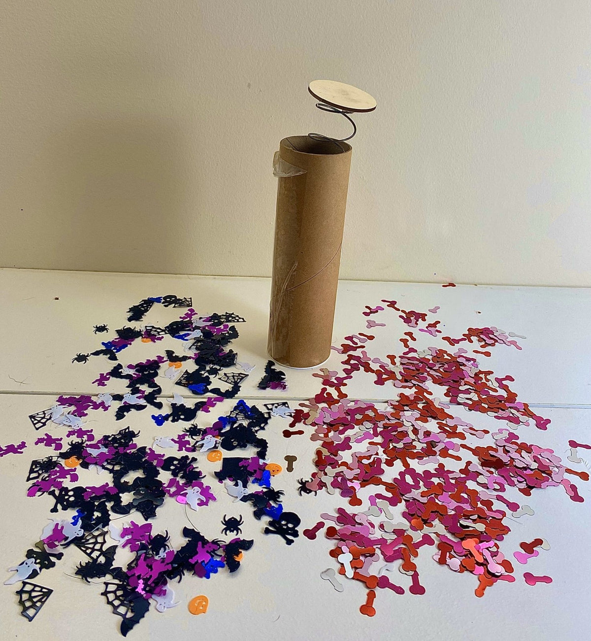 Spring Loaded Halloween Bomb! Trick or Treat - Dicks By Mail - Anonymously mail a bag of dicks