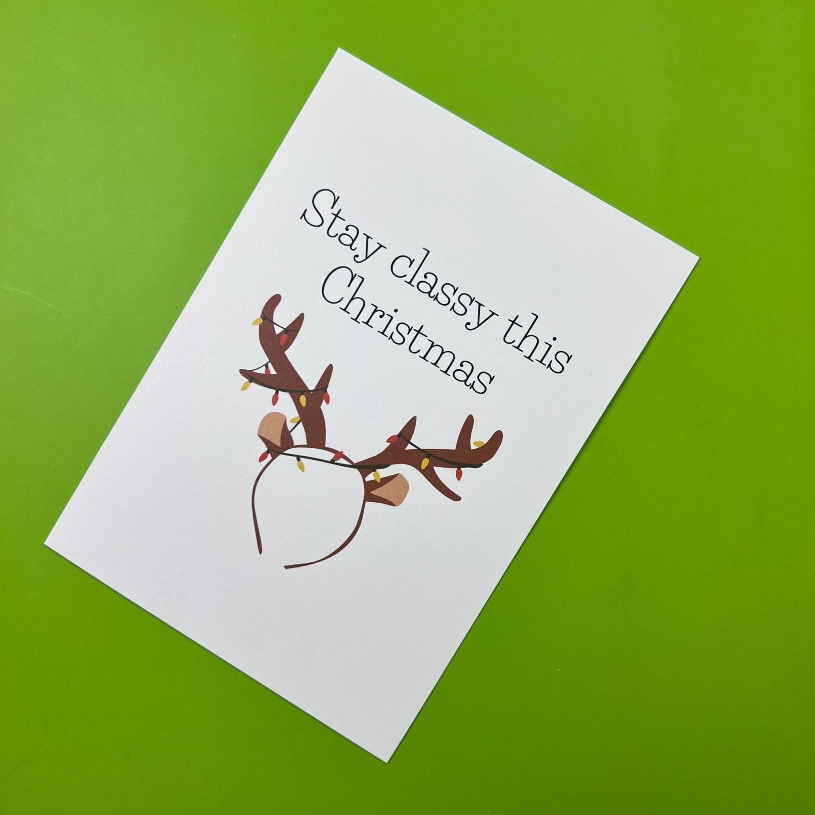 Stay Classy Glitter Bomb Card - Dicks By Mail - Anonymously mail a bag of dicks