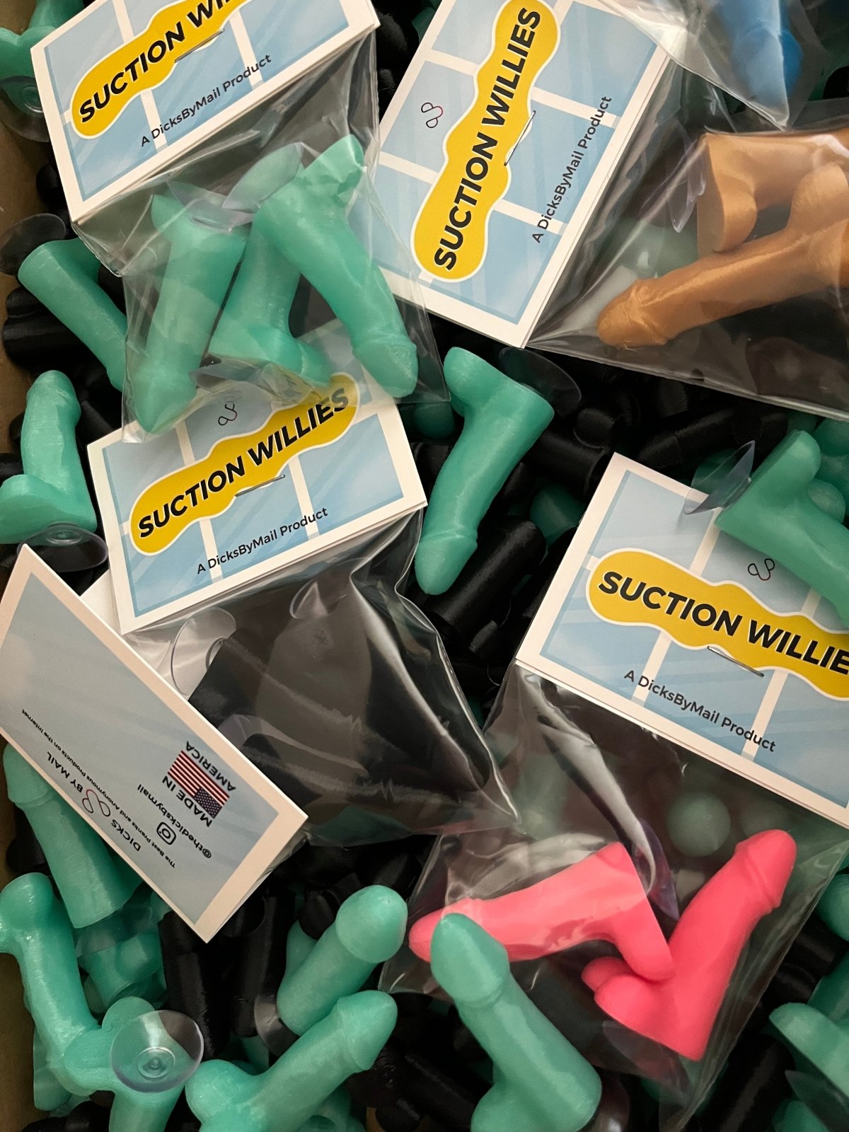 Suction Willies! - Dicks By Mail - Anonymously mail a bag of dicks