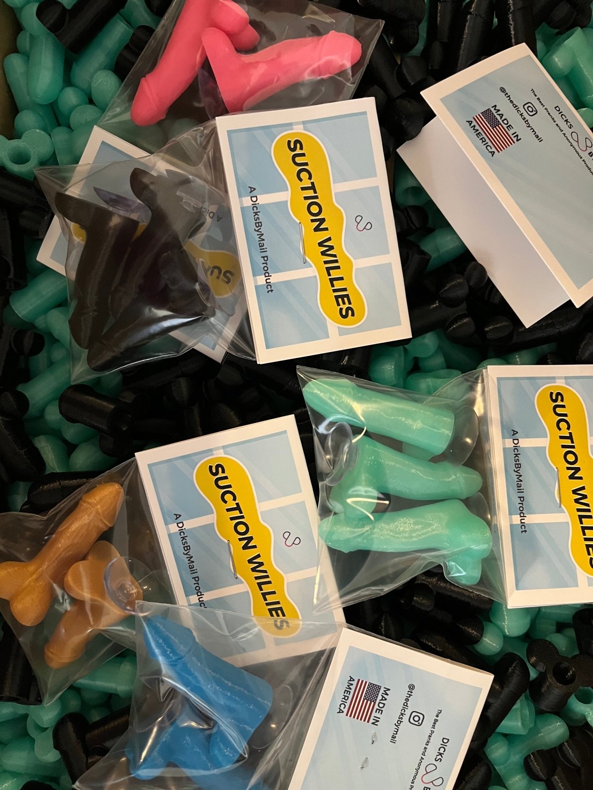 Suction Willies! - Dicks By Mail - Anonymously mail a bag of dicks