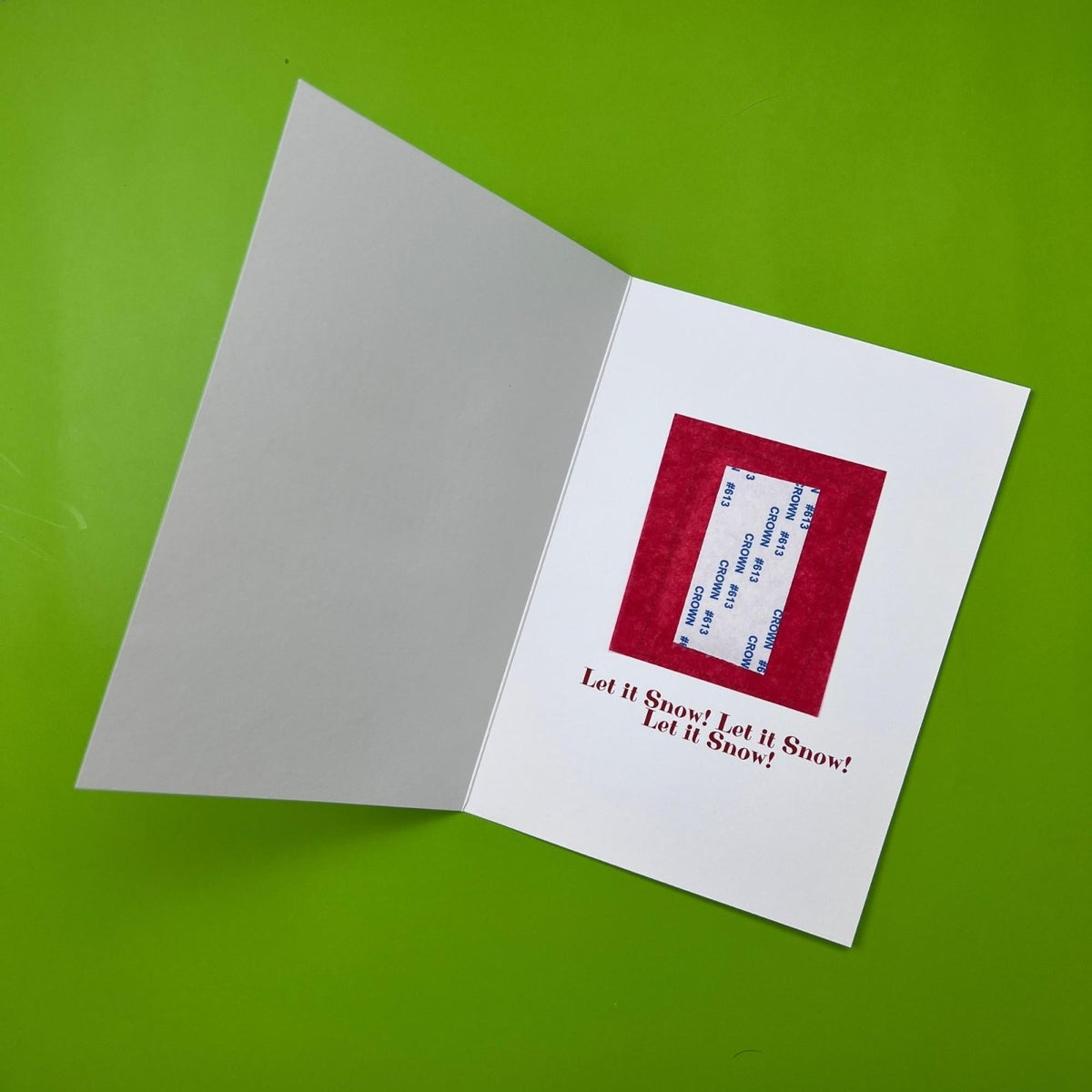 The Weather Outside - Glitter bomb Christmas Card - Dicks By Mail - Anonymously mail a bag of dicks