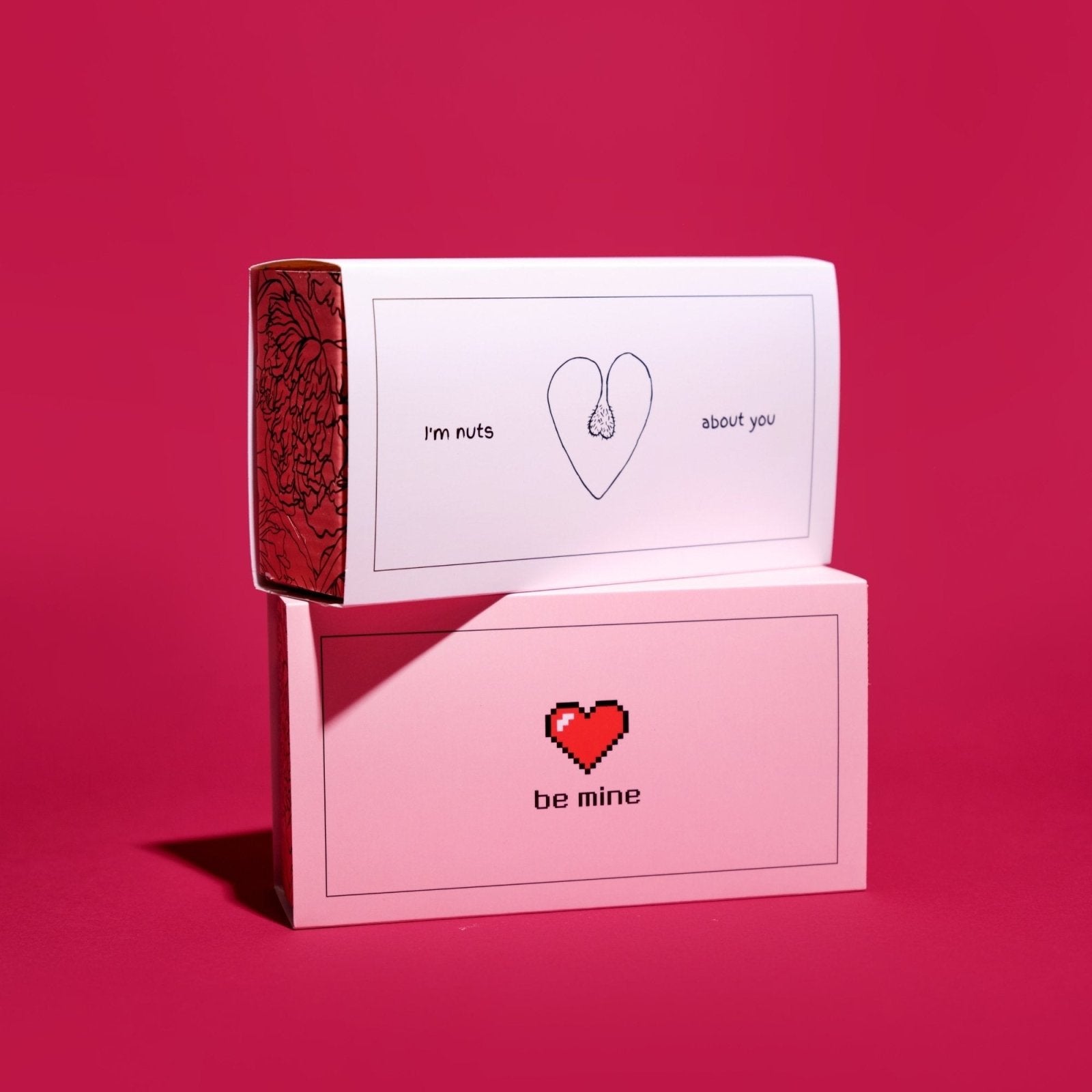 Valentine's Be Mine and Nuts About You Chocolate Dick Bundle - Dicks By Mail - Anonymously mail a bag of dicks