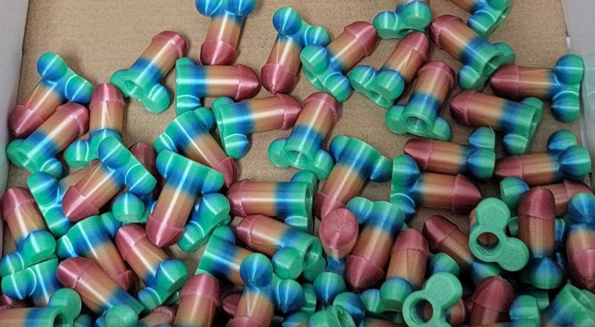 Wheel Willies - Hilarious Weiner Valve Caps - Dicks By Mail - Anonymously mail a bag of dicks