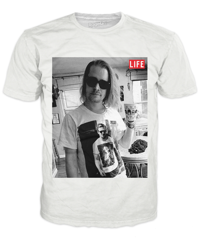 Macaulay Culkin Wearing Ryan Gosling LIFE T-Shirt