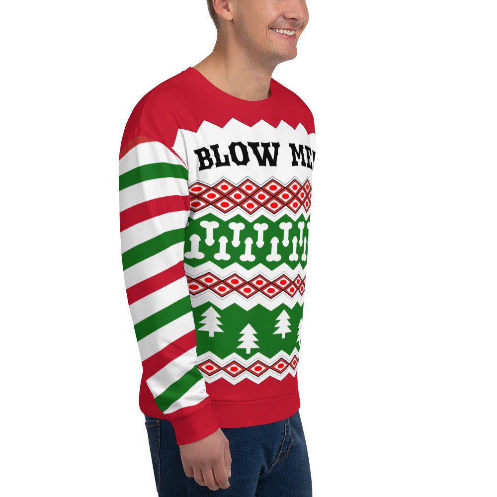 Blow Me Ugly Sweatshirt - Dicks By Mail - Anonymously mail a bag of dicks