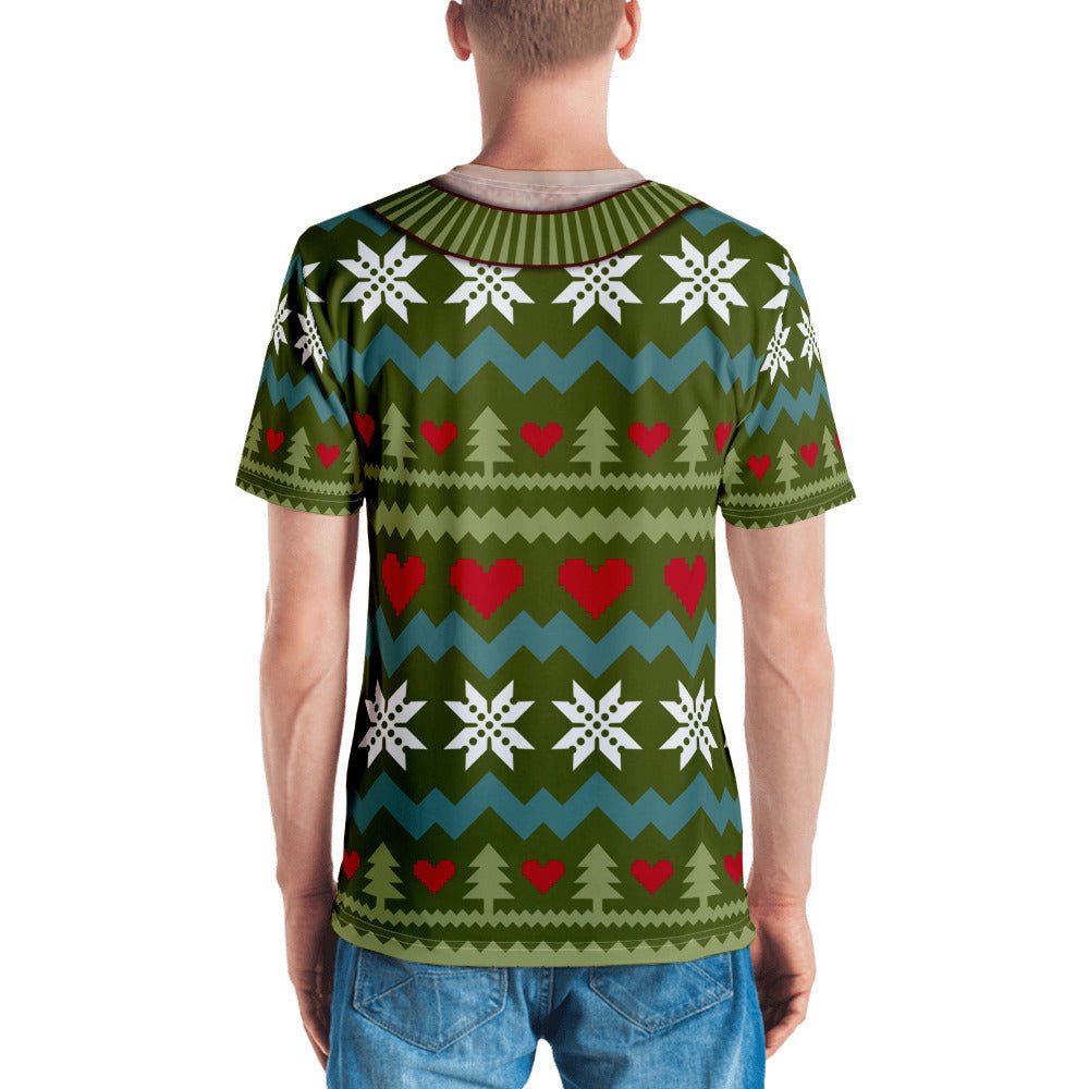 Deep V - Neck Christmas T-shirt - Dicks By Mail - Anonymously mail a bag of dicks