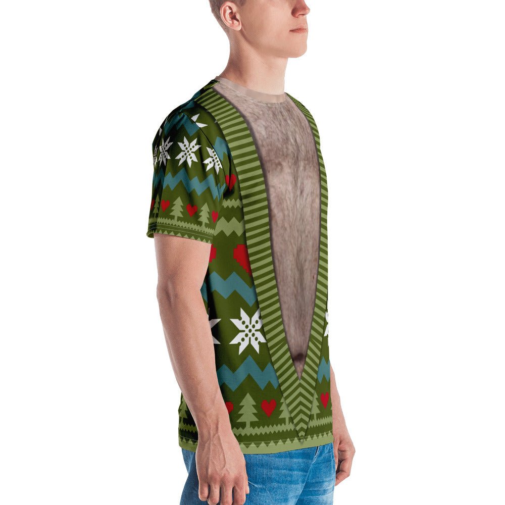 Deep V - Neck Christmas T-shirt - Dicks By Mail - Anonymously mail a bag of dicks