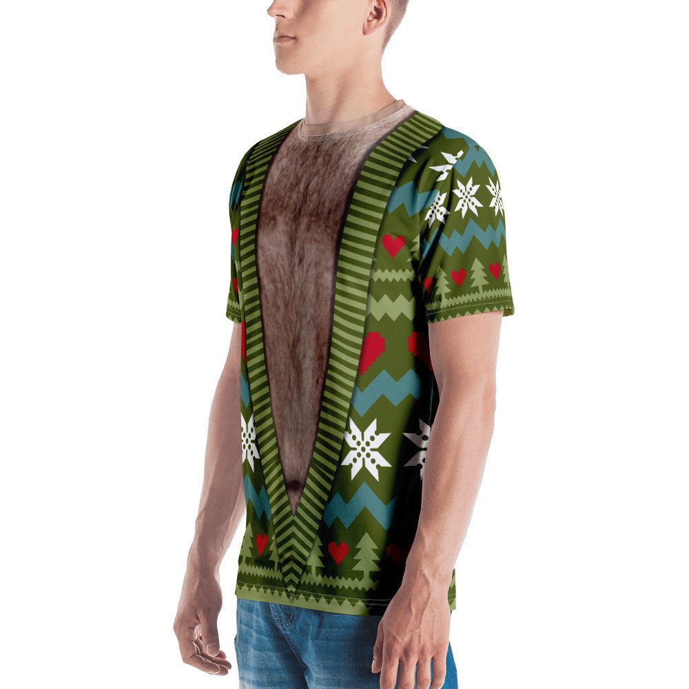 Deep V - Neck Christmas T-shirt - Dicks By Mail - Anonymously mail a bag of dicks