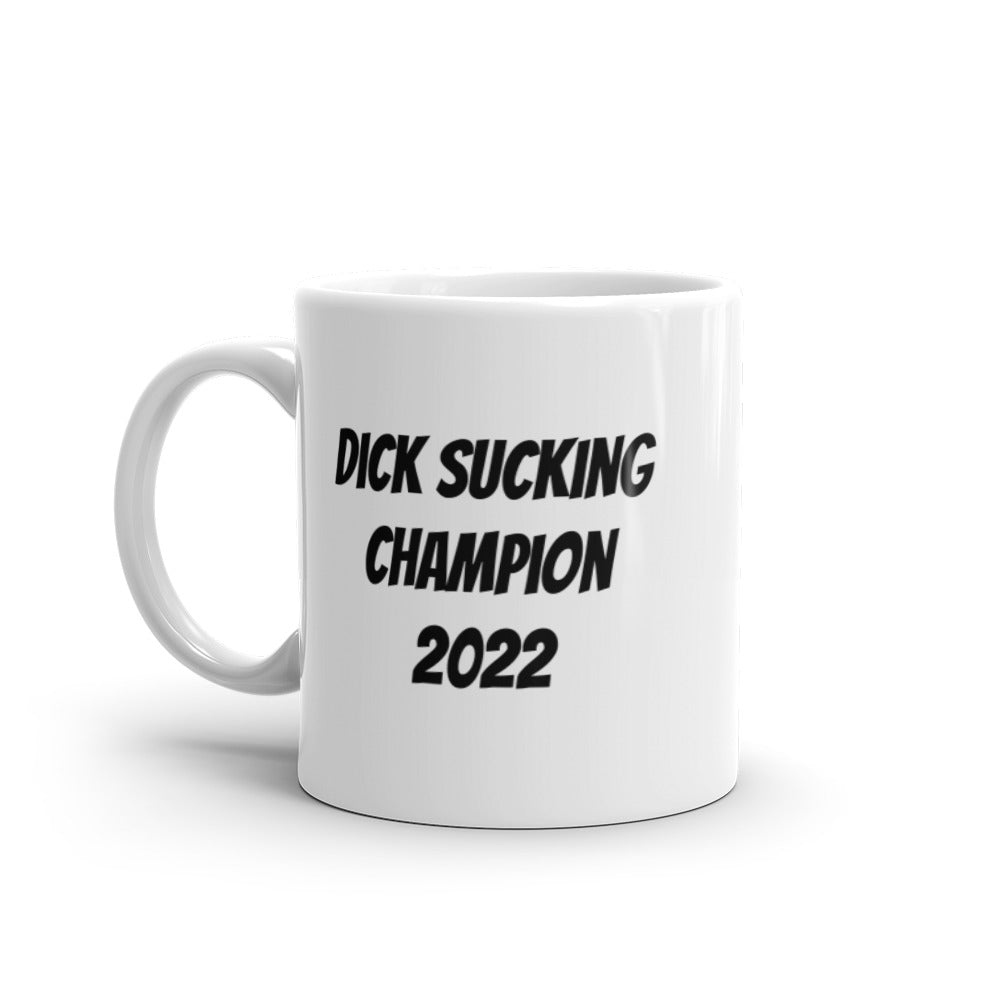 Dick Sucking Champion 2022 Mug - Dicks By Mail - Anonymously mail a bag of dicks
