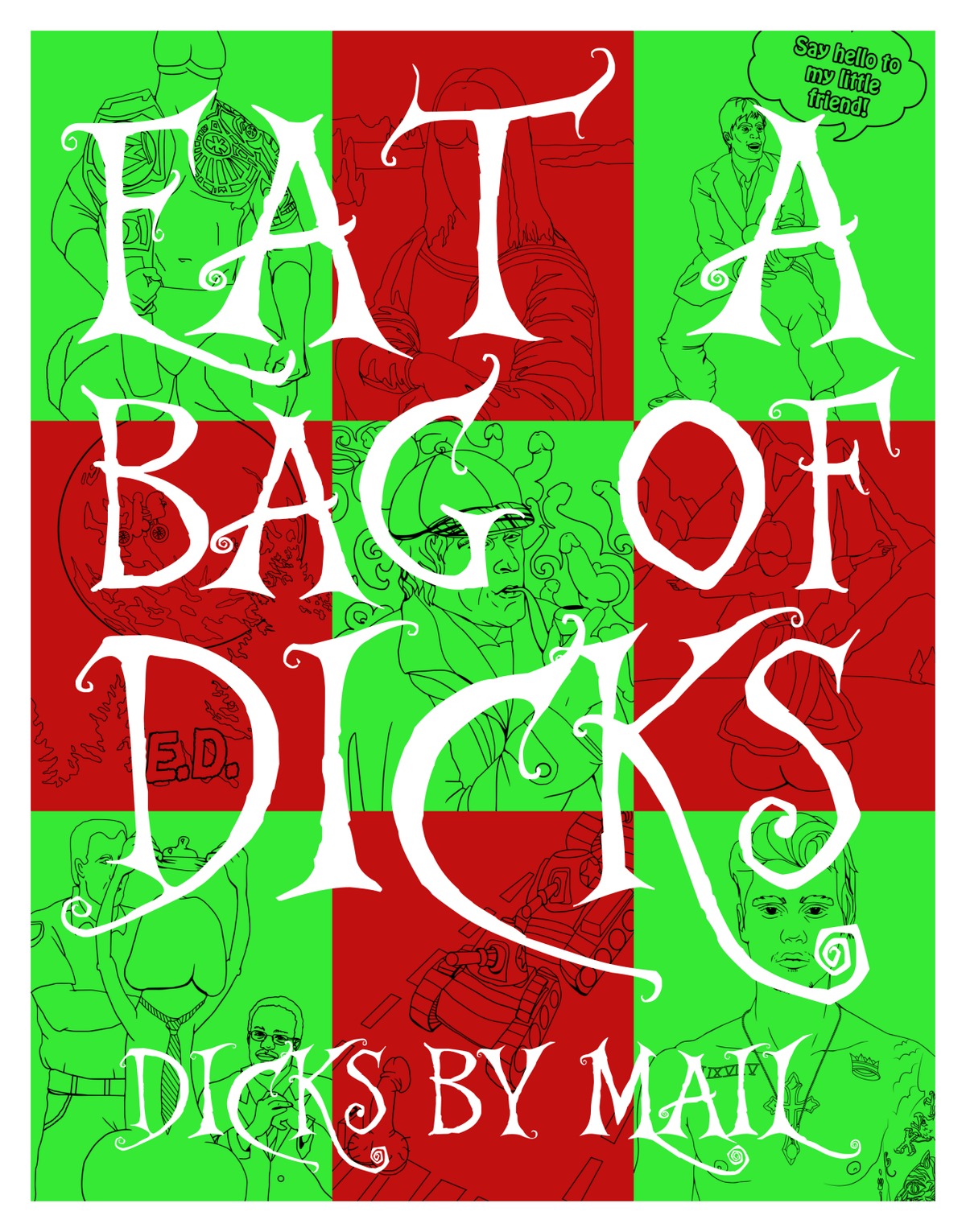 Eat a Bag of Dicks Coloring Book! - Dicks By Mail - Anonymously mail a bag of dicks