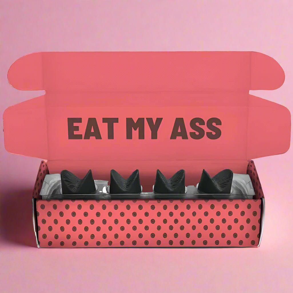 Eat Ass Chocolate + Moaning Sex Noises Card + I Thought You Could Use Some Dick Gummies - Dicks By Mail - Anonymously mail a bag of dicks