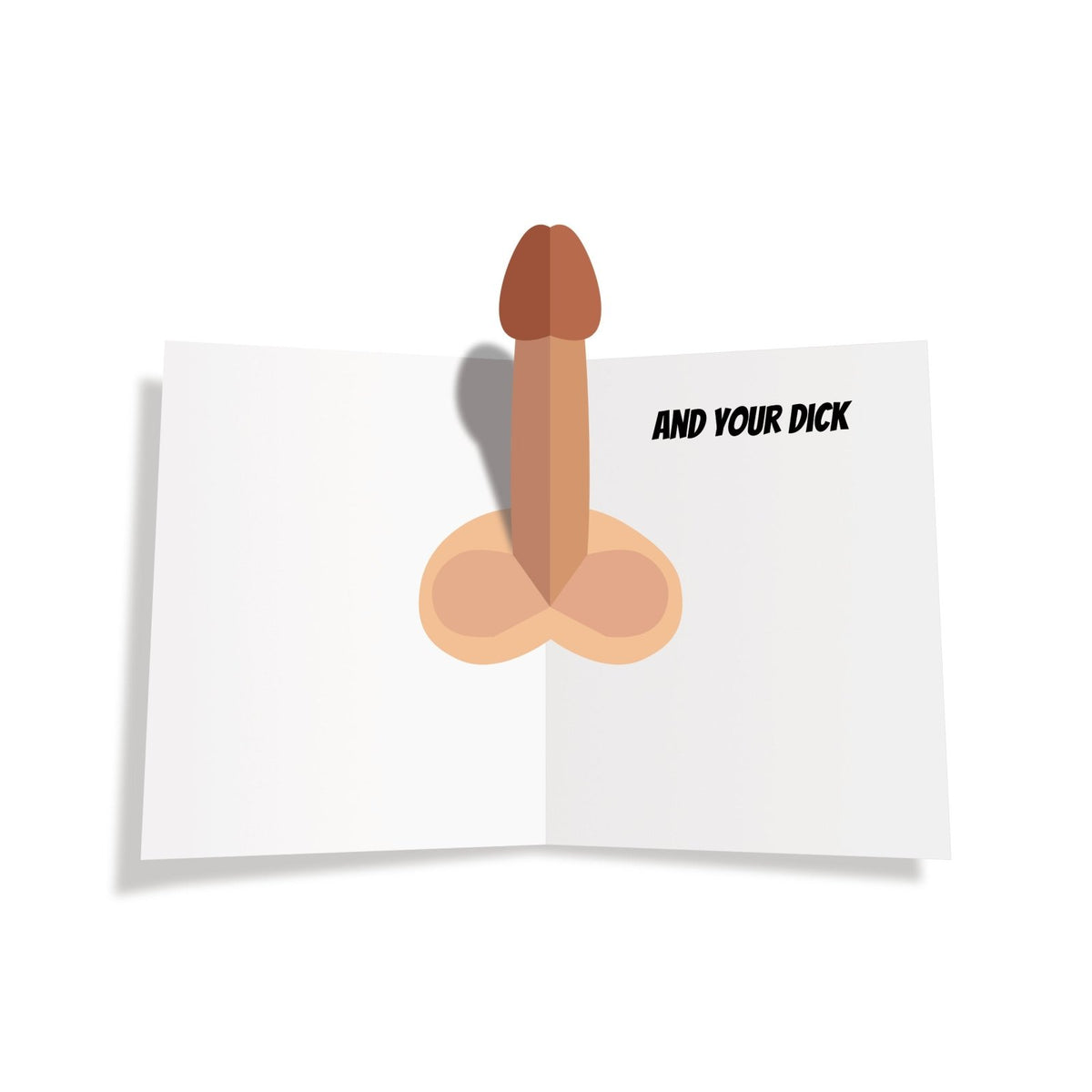 I Love You....And Your Dick - Valentine&#39;s Day Greeting Card - Dicks By Mail - Anonymously mail a bag of dicks