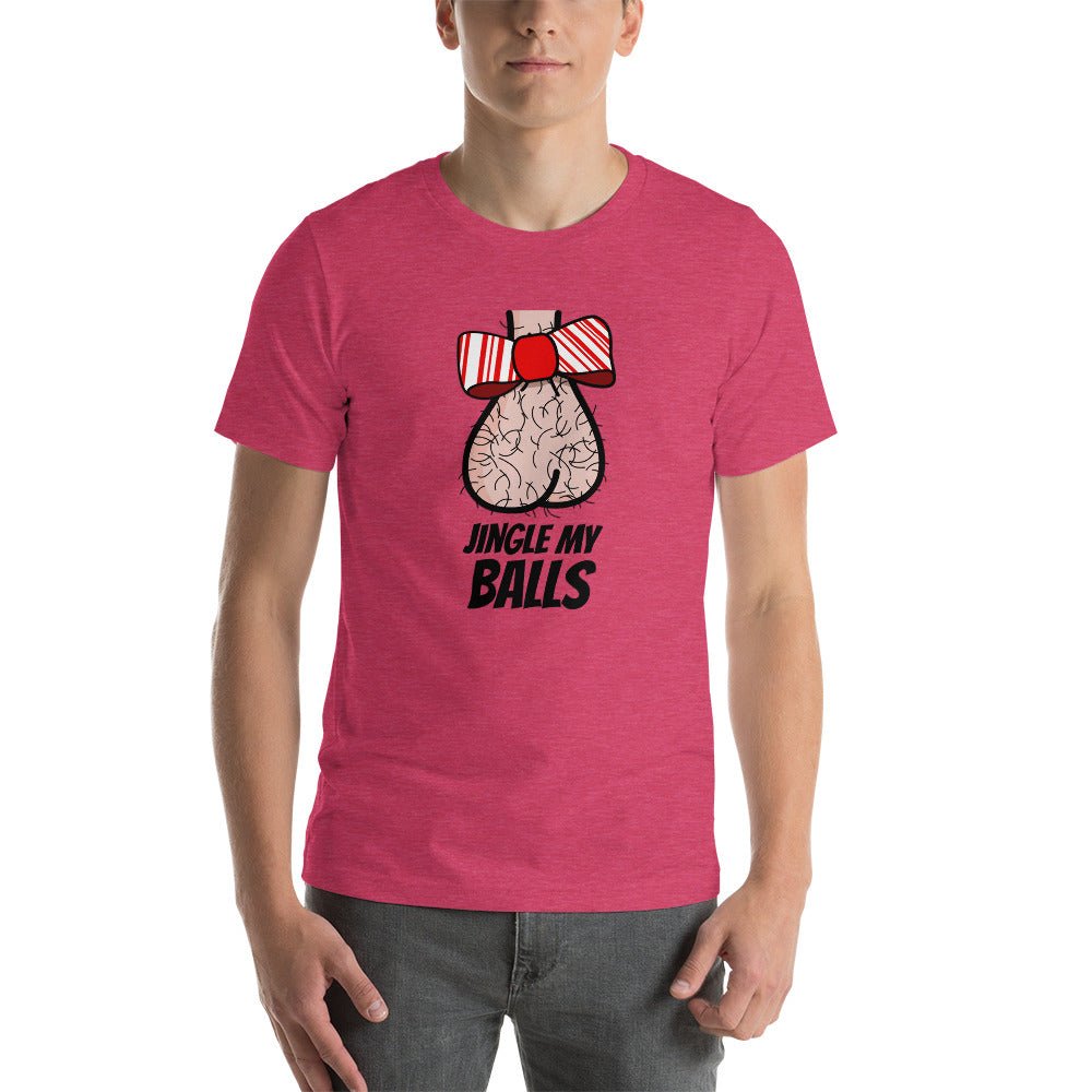 Jingle My Balls - Short - Sleeve Unisex T-Shirt - Dicks By Mail - Anonymously mail a bag of dicks