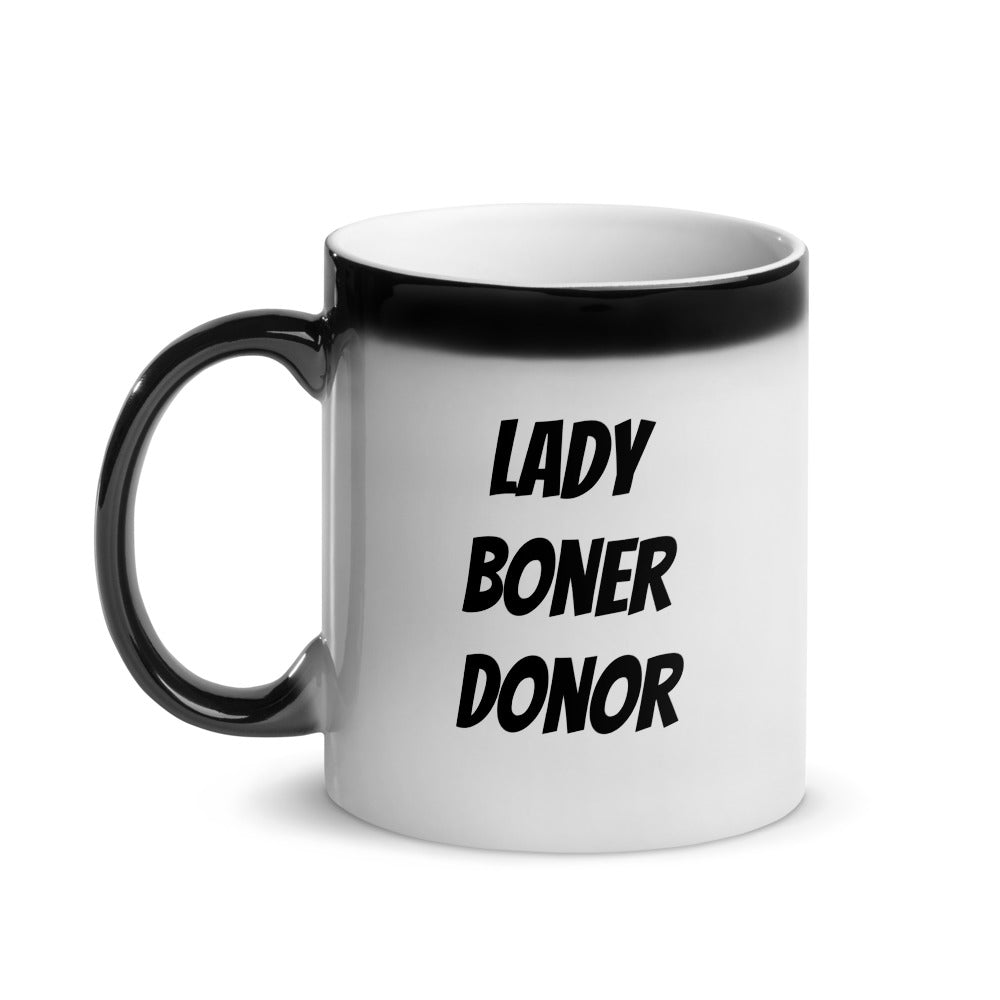 Lady Boner Donor Color Changing Mug - Dicks By Mail - Anonymously mail a bag of dicks