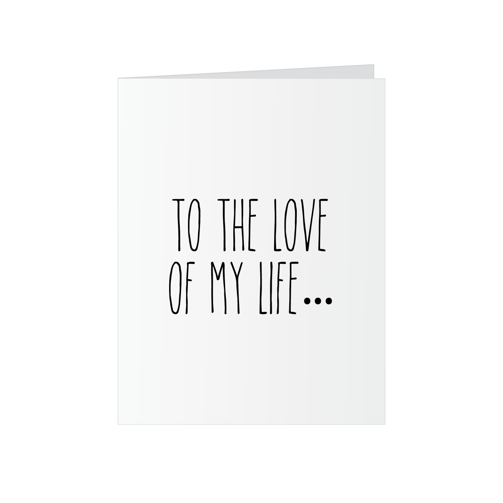 Love of My Life Pop Up Card - Dicks By Mail - Anonymously mail a bag of dicks