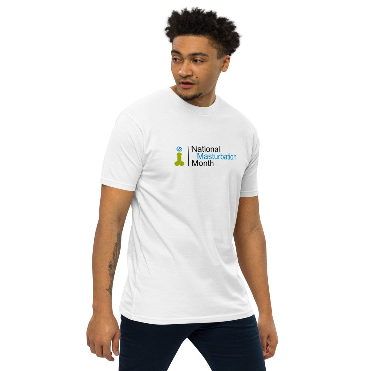 Male National Masturbation Month T-shirt - Dicks By Mail - Anonymously mail a bag of dicks
