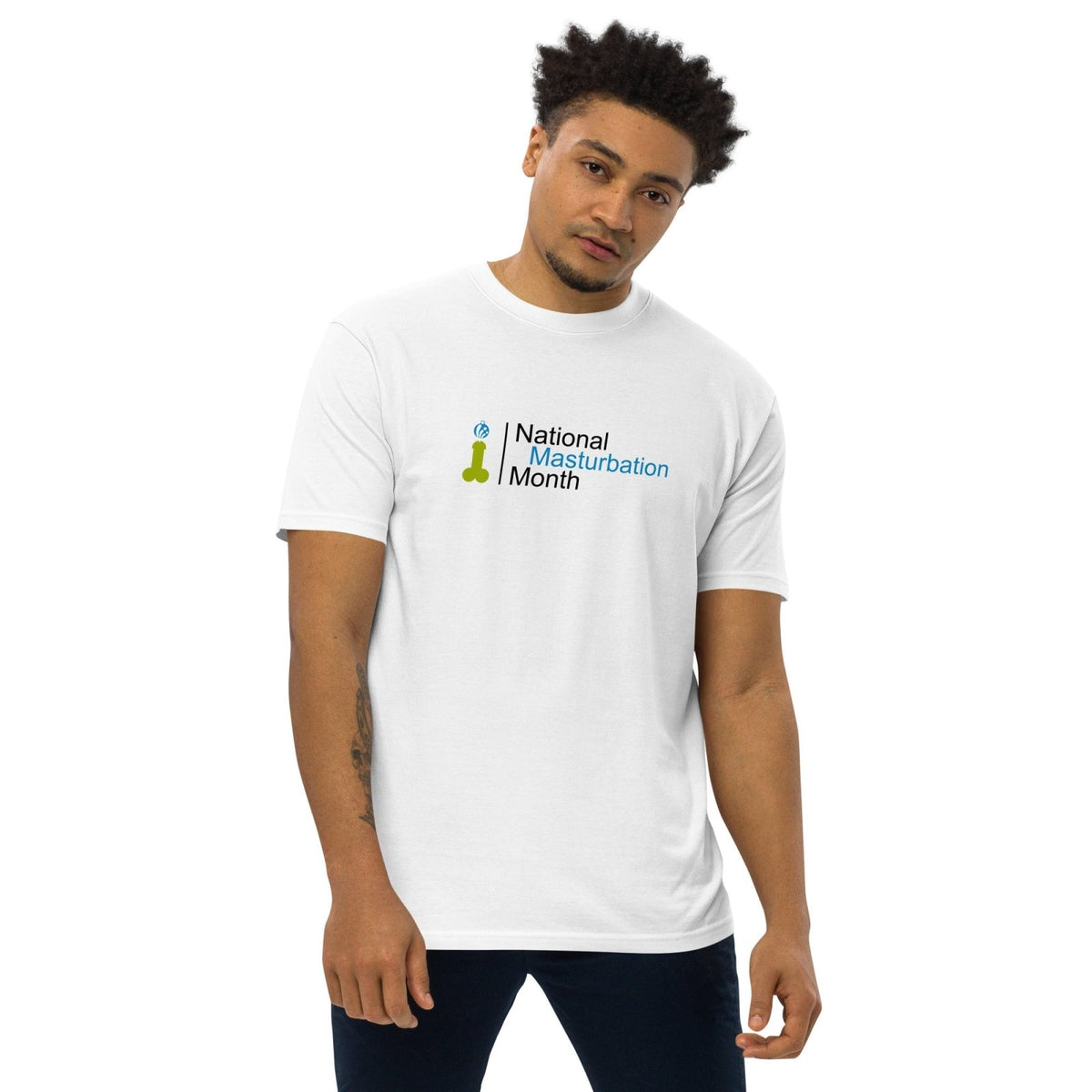 Male National Masturbation Month T-shirt - Dicks By Mail - Anonymously mail a bag of dicks