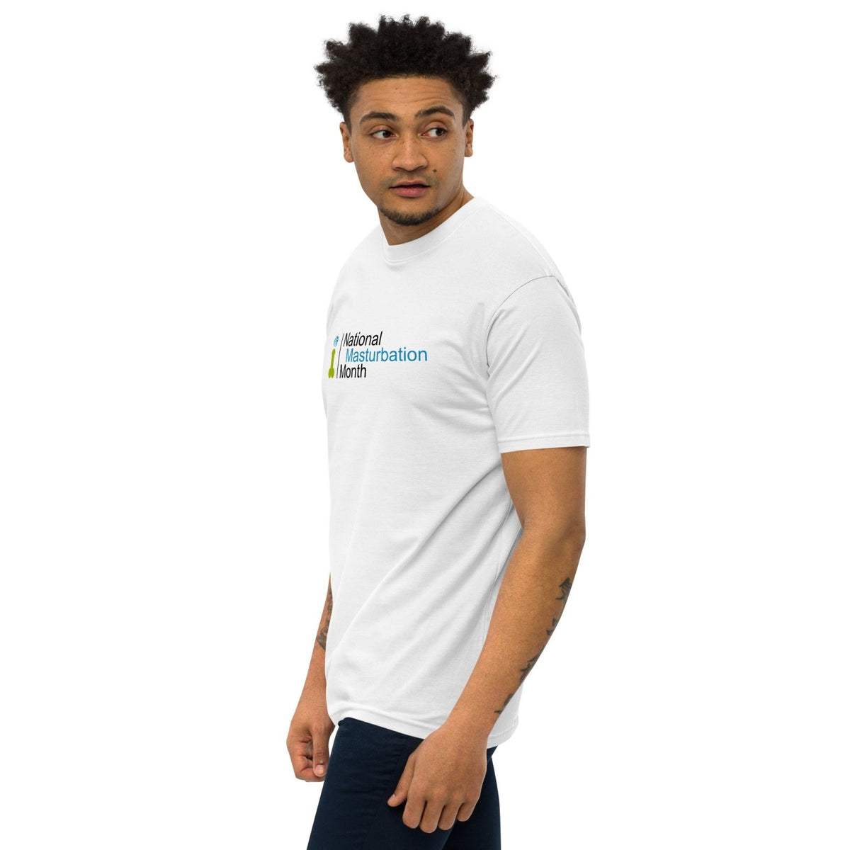 Male National Masturbation Month T-shirt - Dicks By Mail - Anonymously mail a bag of dicks