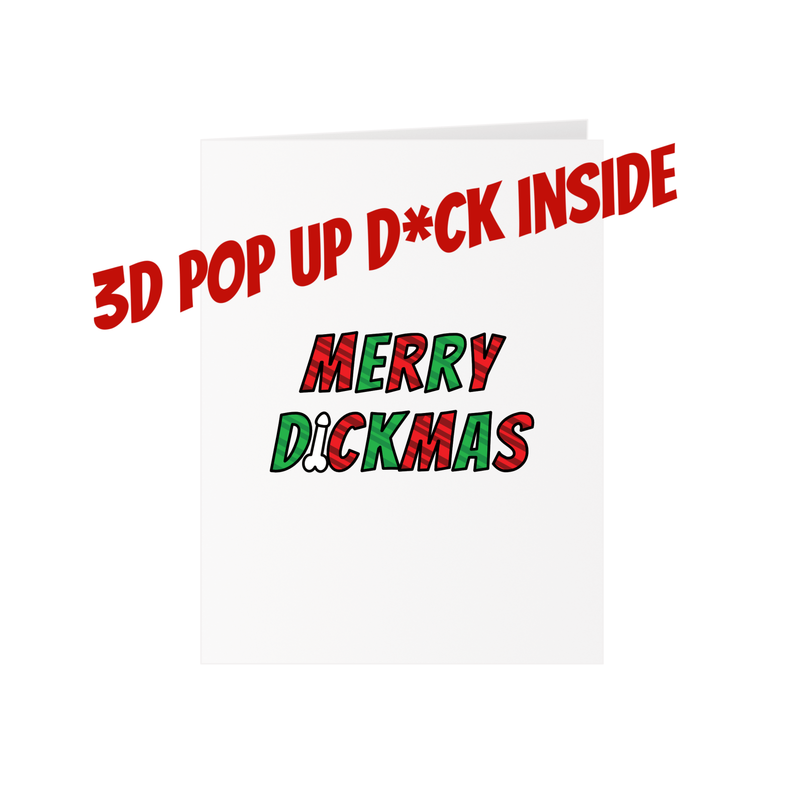 Merry DicksMas Greeting Card - Dicks By Mail - Anonymously mail a bag of dicks