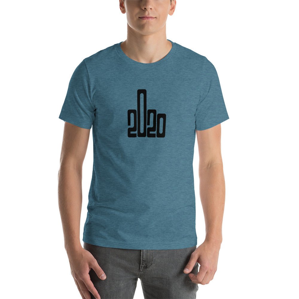 Middle Finger 2020 - Short - Sleeve Unisex T-Shirt - Dicks By Mail - Anonymously mail a bag of dicks