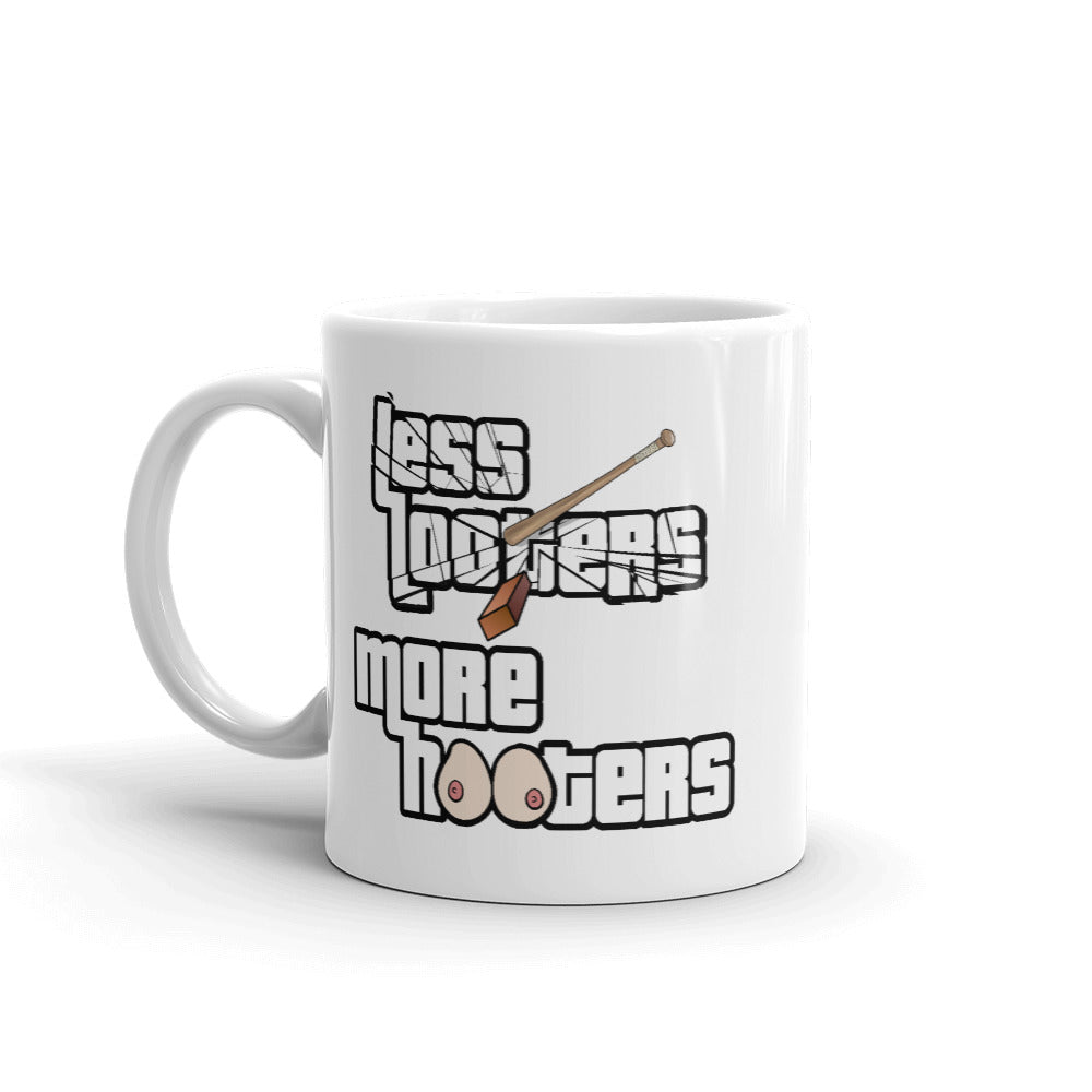 Less Looters, More Hooters Mug