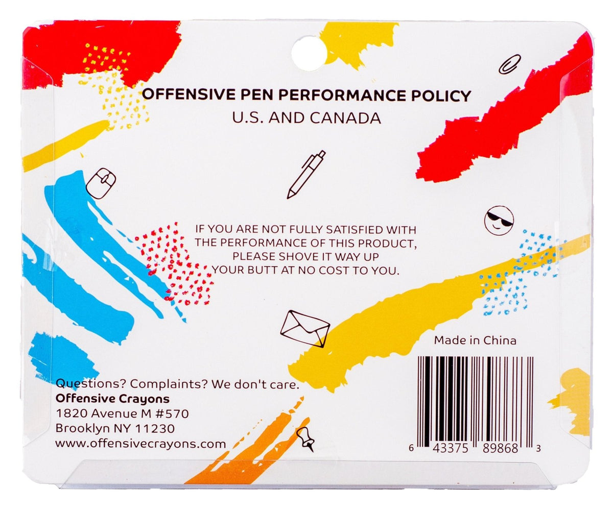 Offensive Pens - Dicks By Mail - Anonymously mail a bag of dicks