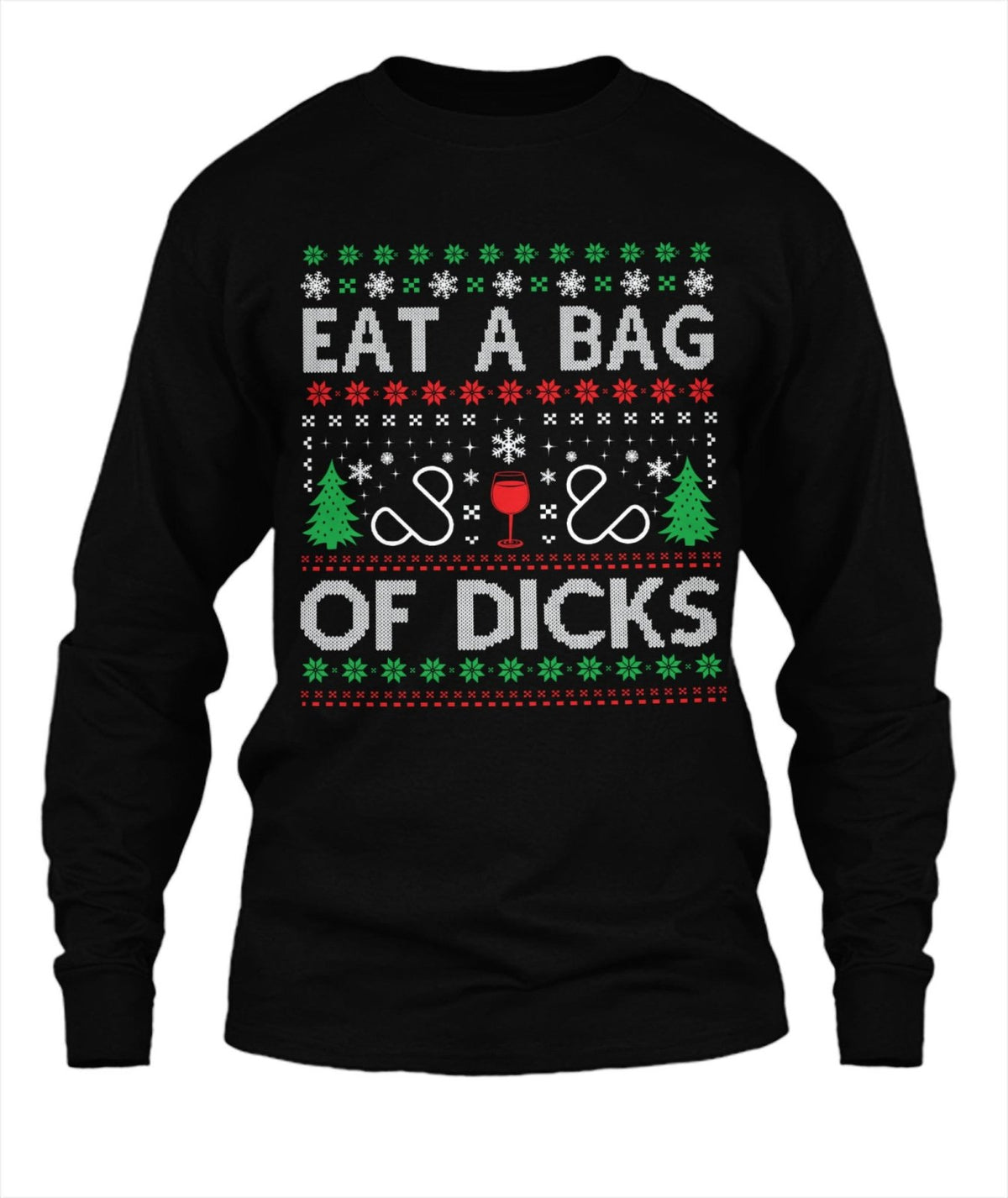 *Ugly Christmas Sweat Shirt + Secret Santa Bag of Dicks Package! - Dicks By Mail - Anonymously mail a bag of dicks